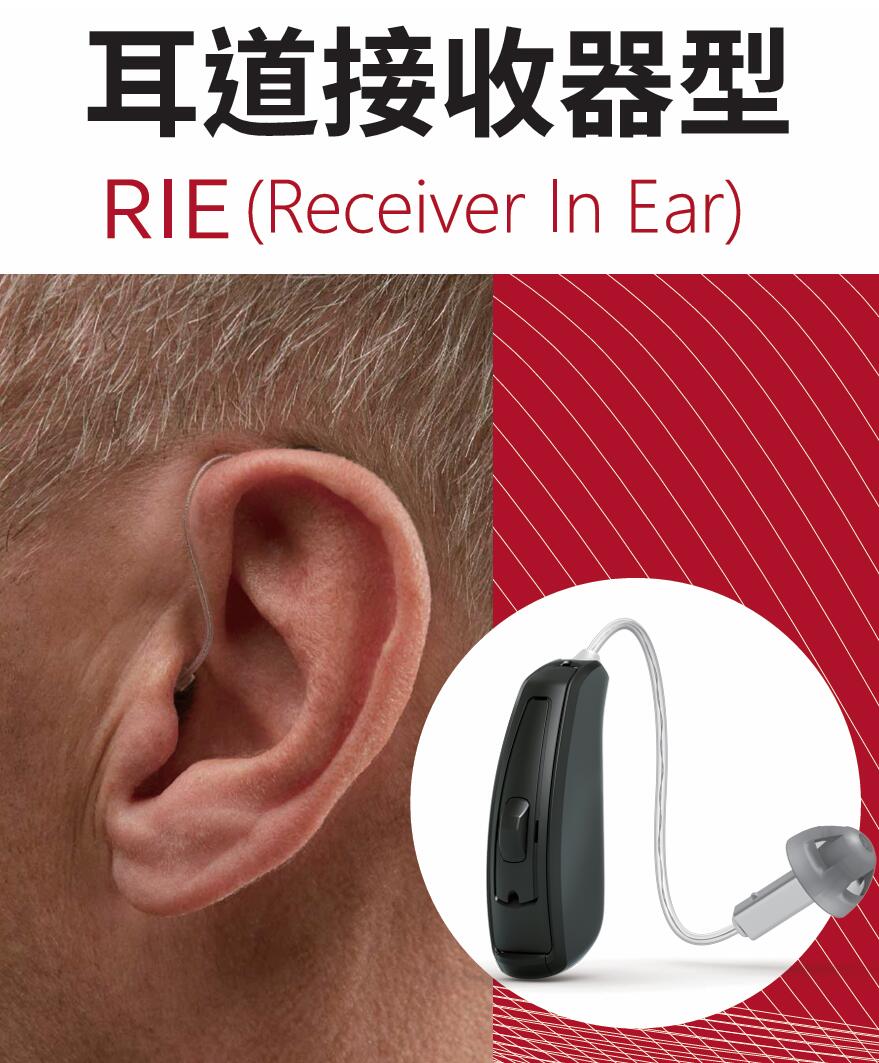 接收器內置型助聽器 (RIC/RIE)