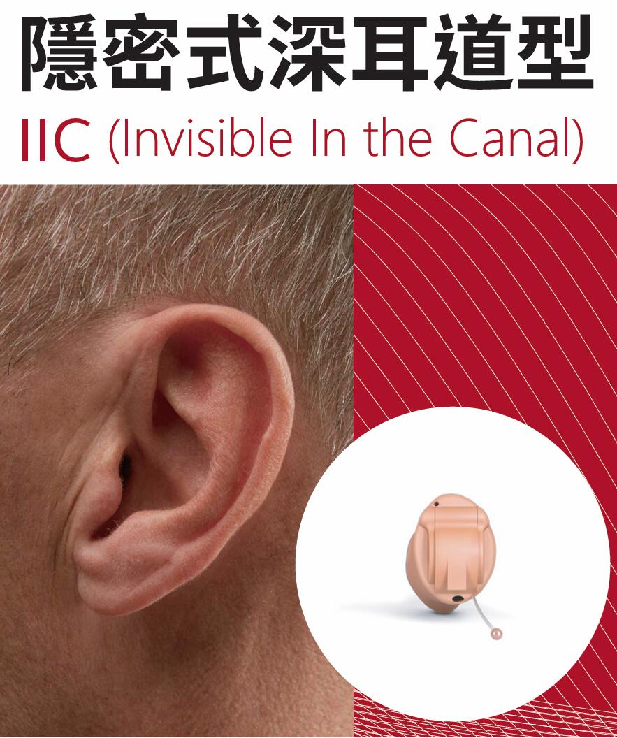 深耳道型助聽器 (CIC/IIC)
